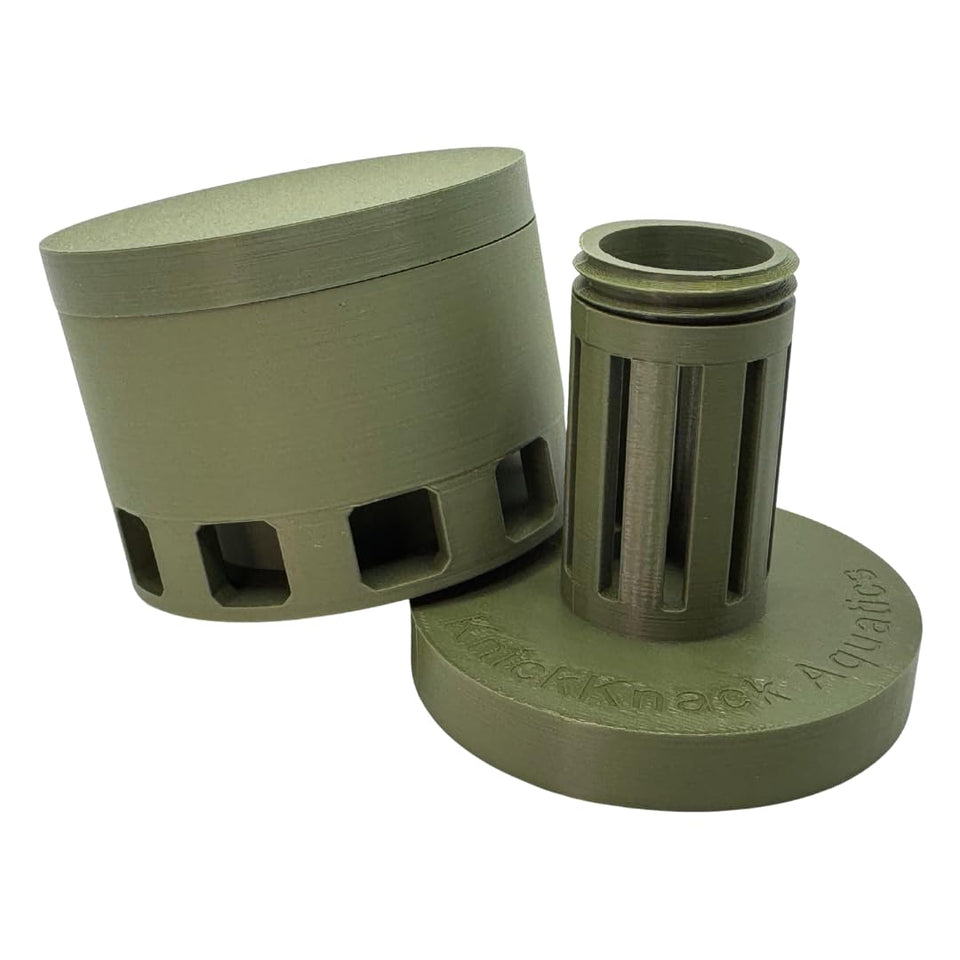 KnickKnack Aquatics Snail Trap with compact design for discreet tank placement.