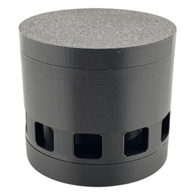 KnickKnack Aquatics snail trap installed with lid closed highlights discreet tank integration.