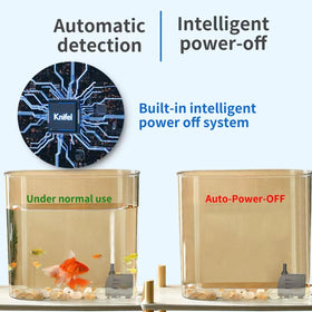 Knifel submersible pump in a pond setup offers reliable circulation