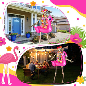 Knitgrip luau garden decor for yard or balcony