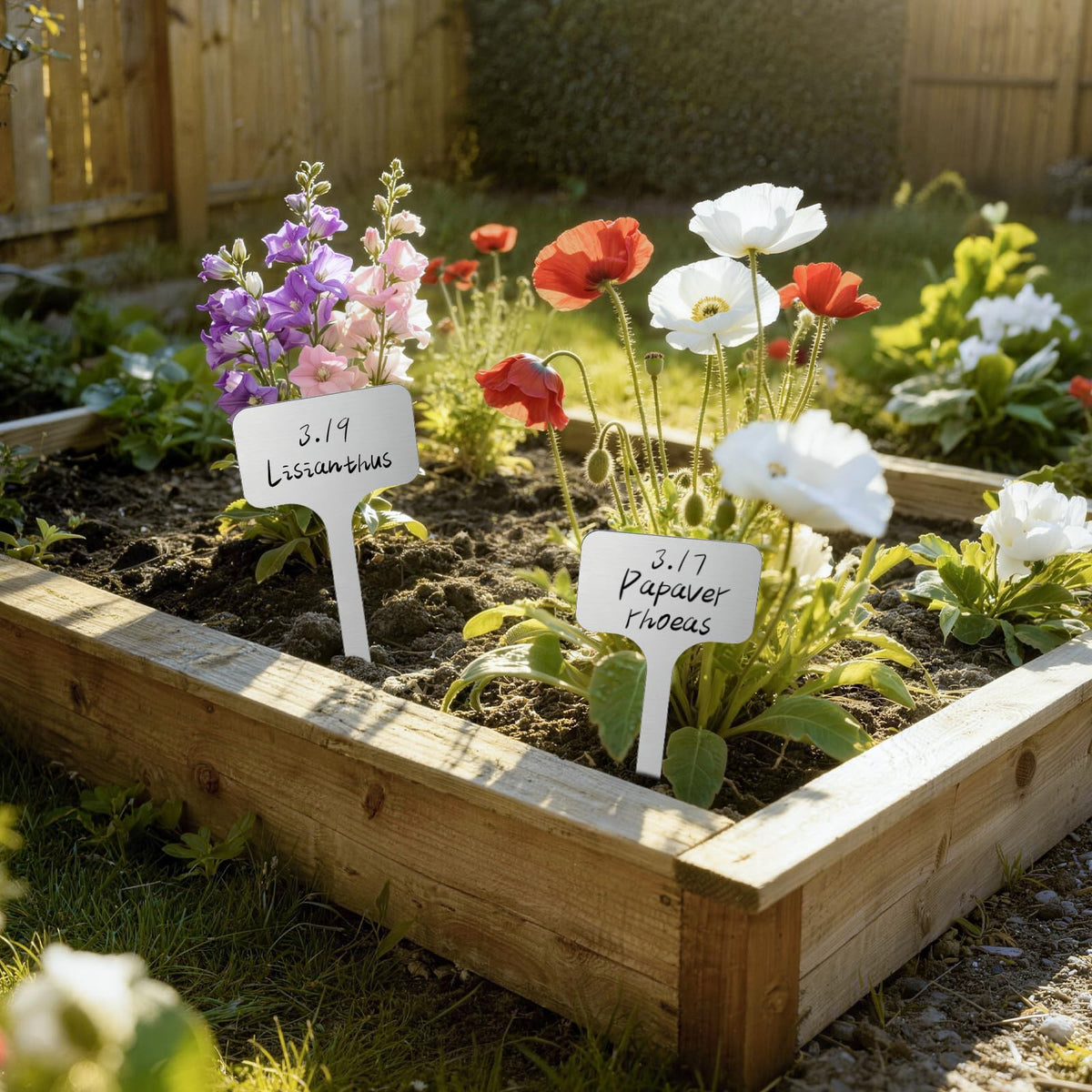 KNLLFolan 25-pack markers ideal for vegetables, herbs, flowers and nursery stock.