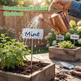 KNLLFolan durable outdoor garden labels withstand rain and sun