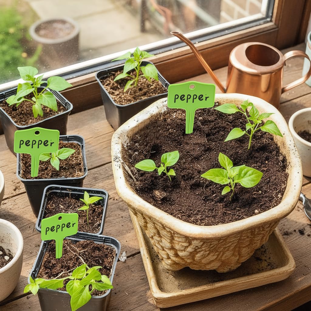 KNLLFolan durable plastic markers remain intact after repeated planting and handling.