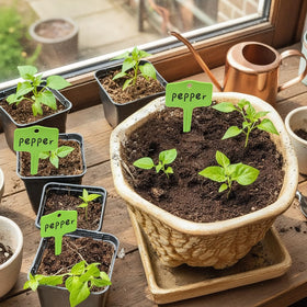 KNLLFolan durable plastic markers remain intact after repeated planting and handling.