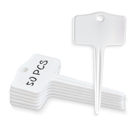 KNLLFolan plant labels in white for durable pot labeling.