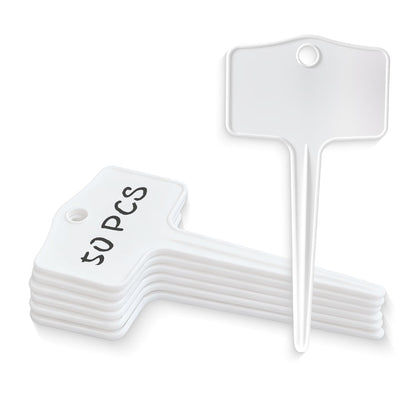 KNLLFolan plant labels in white for durable pot labeling.