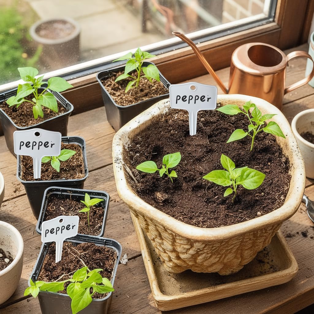 T-type design eases insertion into soil without harming roots.