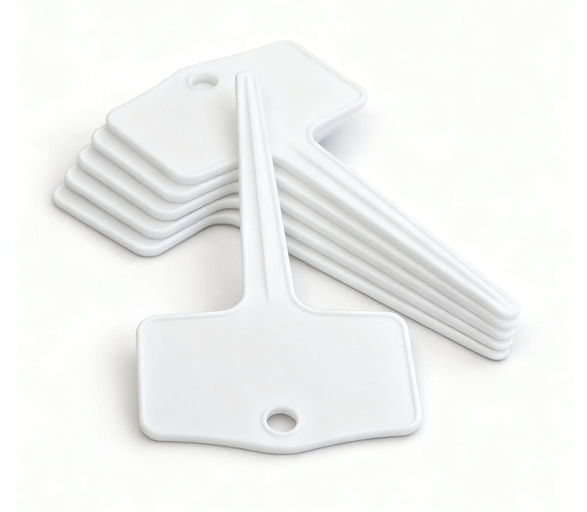 KNLLFolan 50-pack markers with smooth edges prevent plant damage.