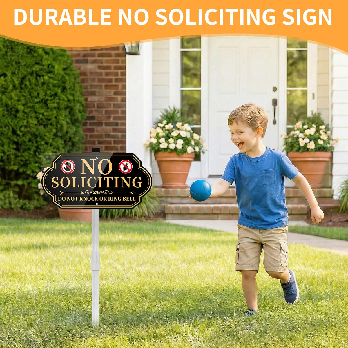 Koalaat sign on front door clearly marks a boundary with polite tone.