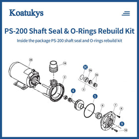 Koatukys PS-200 union O-ring secures connections for long-lasting performance.