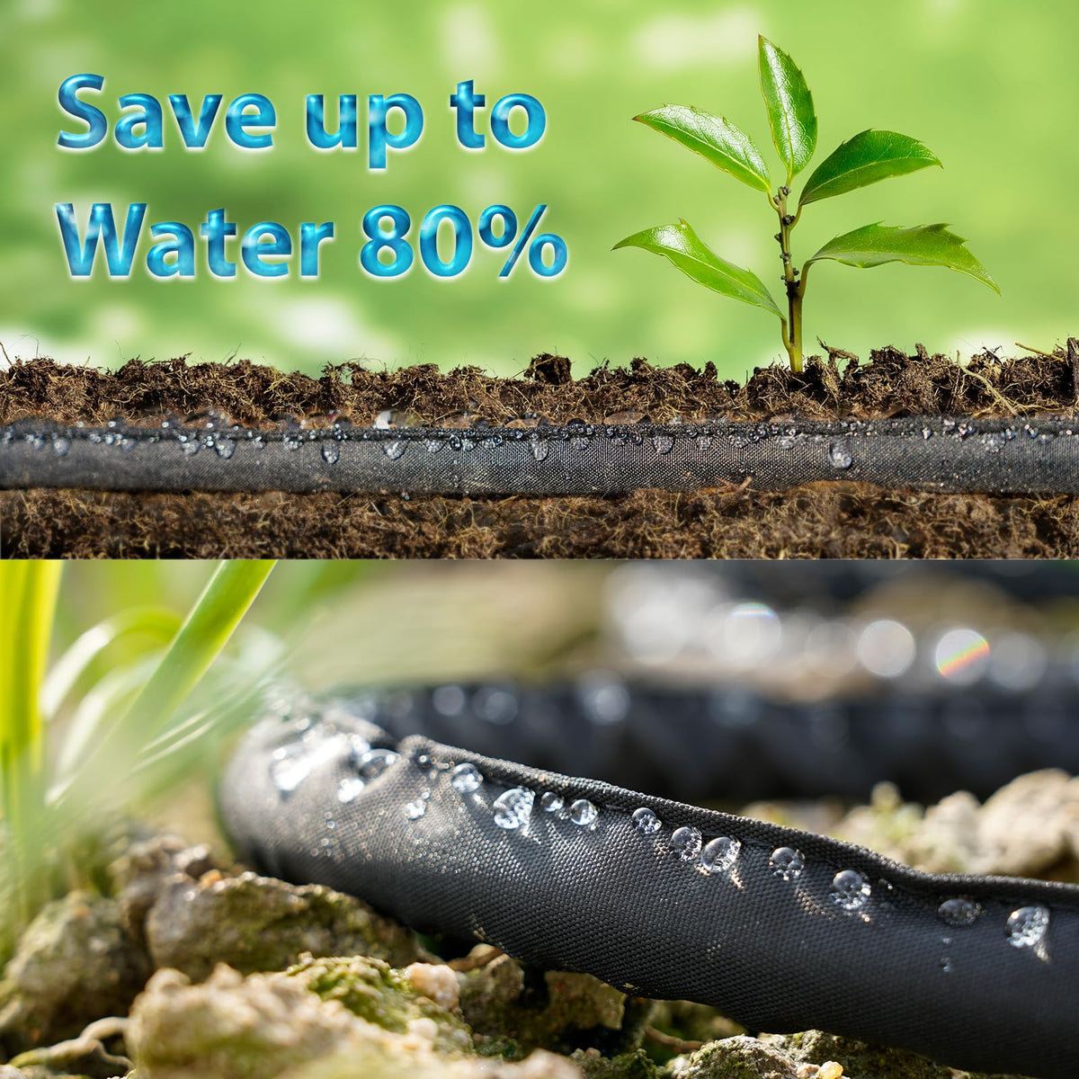 KOBAZ double-layer hose resists wear for durable outdoor watering