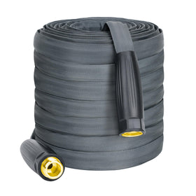KOBAZ lightweight hose 100ft extended enables effortless movement while watering large lawns.