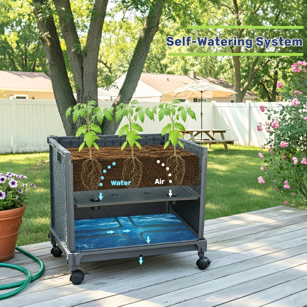 KOBAZ weather-resistant construction endures outdoor seasons with fade-resistant materials.