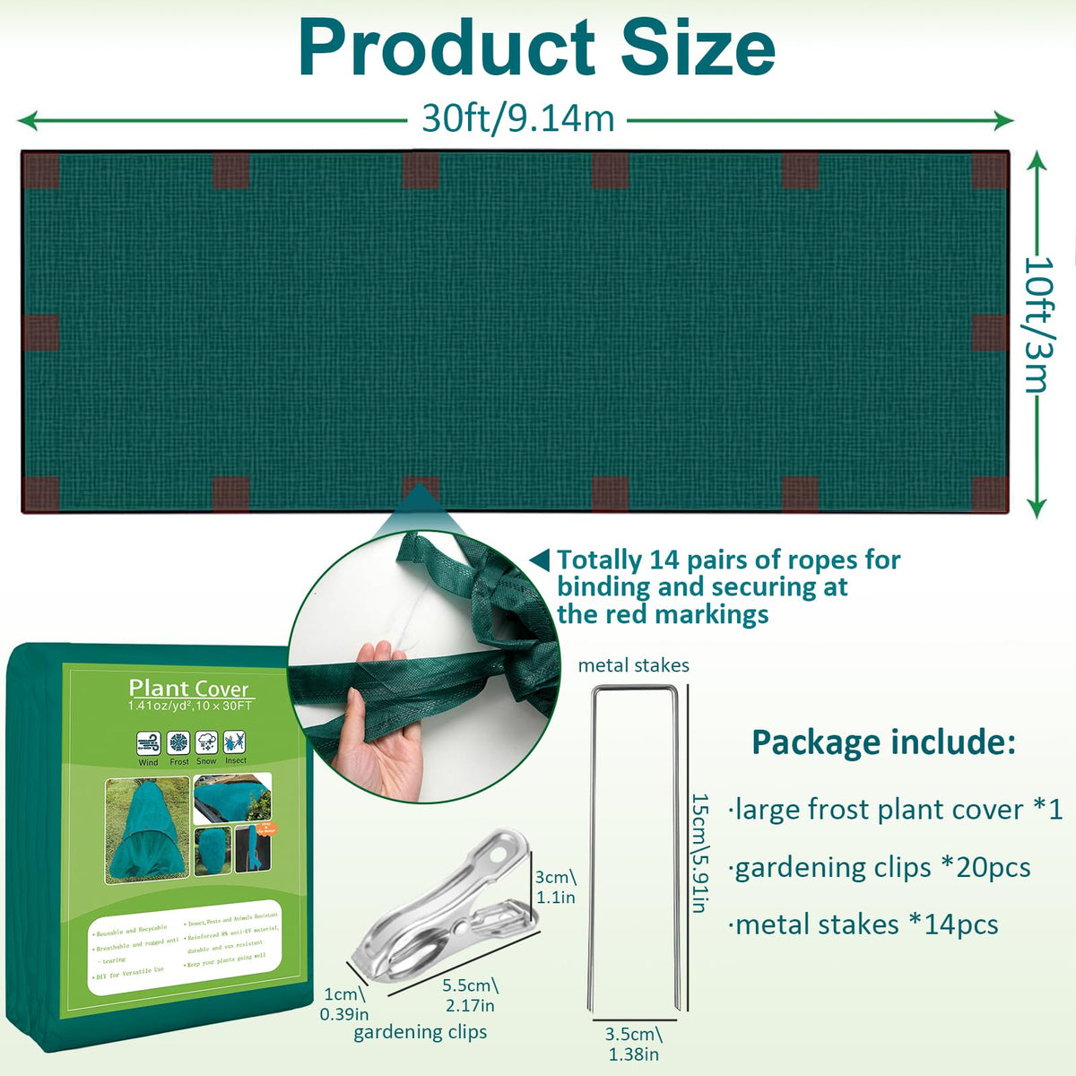 Kockuu breathable 40g non-woven fabric maintains airflow around plants