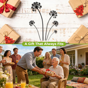 KODIBO dandelion stake makes a gift-ready garden accent