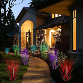 KODIBO tequila rustic sculpture black finish enhances curb appeal.