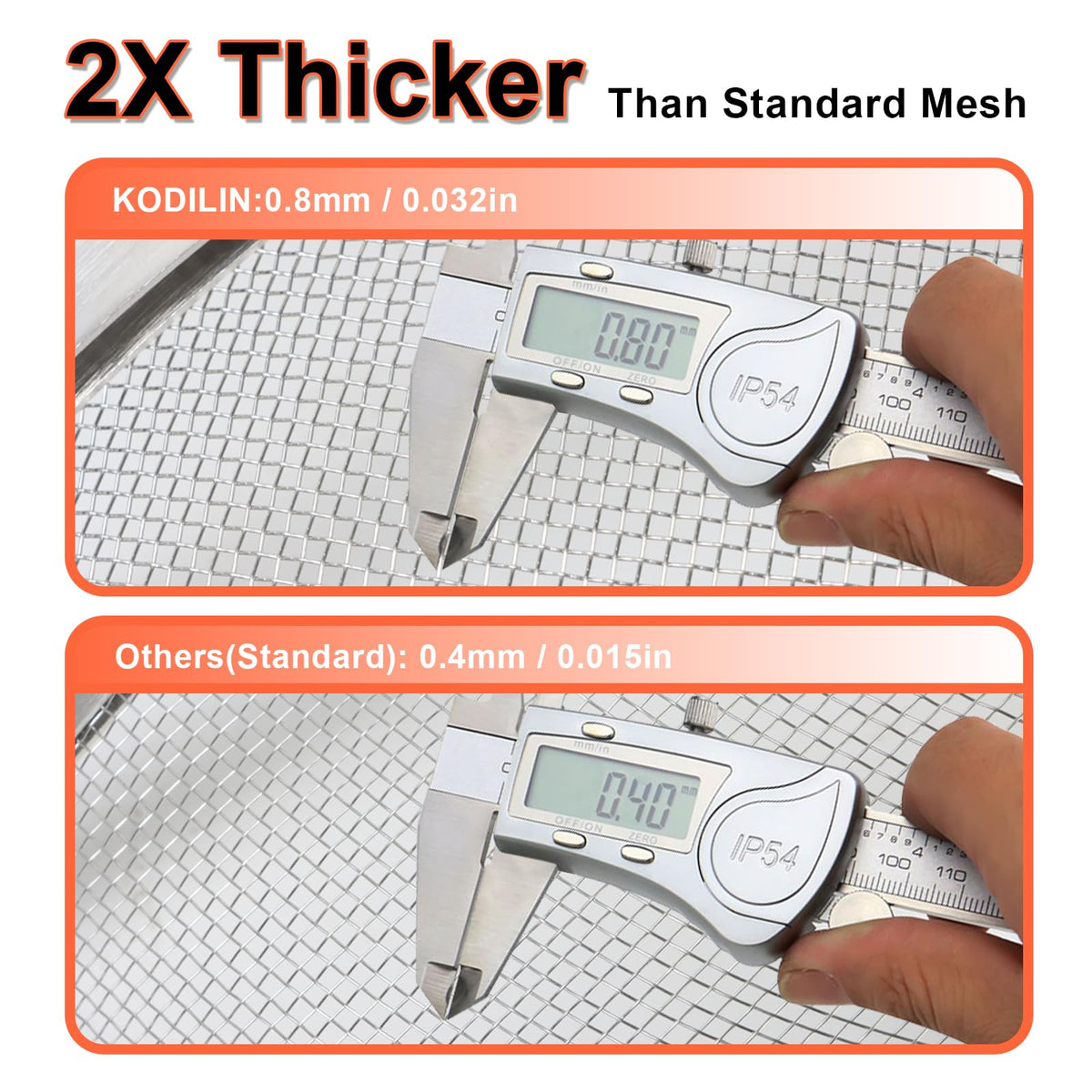 Kodilin removal-handle enables safe, distant lifting of the hot screen