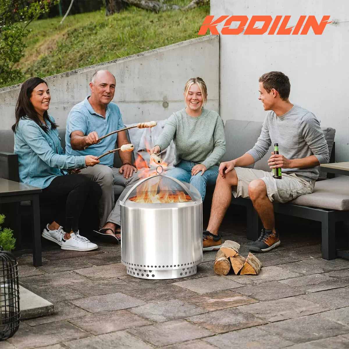 Kodilin stainless-steel-construction resists rust for long-lasting use