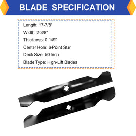KOFINAM blades compatible with Cub Cadet, Troy-Bilt, and Toro