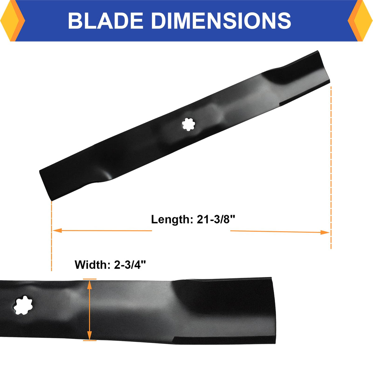 KOFINAM blade set fits LT160 Z225 EZtrak for reliable mowing