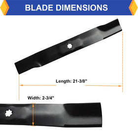 KOFINAM blade set fits LT160 Z225 EZtrak for reliable mowing