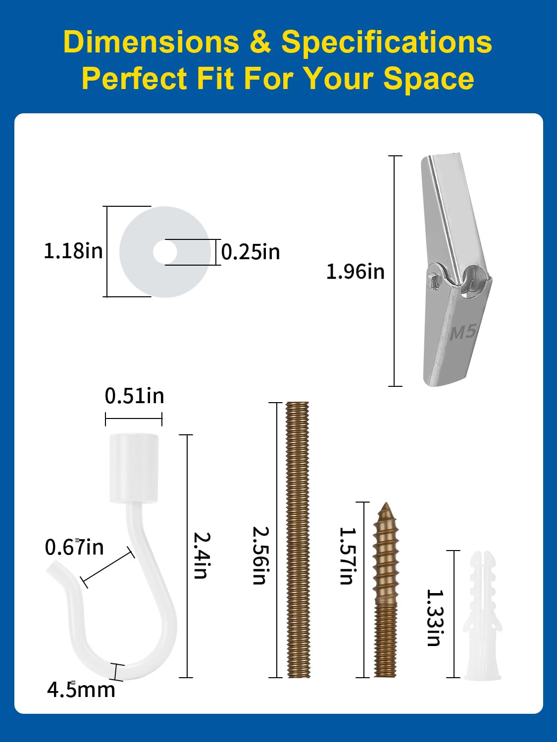 Kofuyni versatile hanging solution for baskets, lamps, and wind chimes.