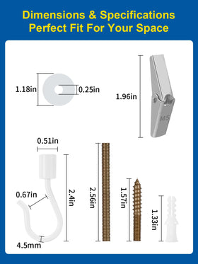 Kofuyni versatile hanging solution for baskets, lamps, and wind chimes.