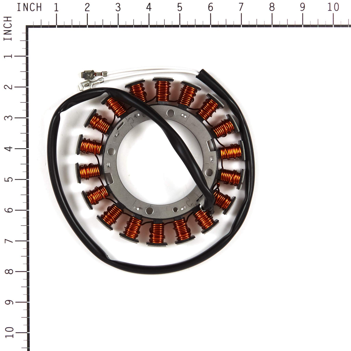 Kohler 237878-S lawn engine stator in use for dependable starting.