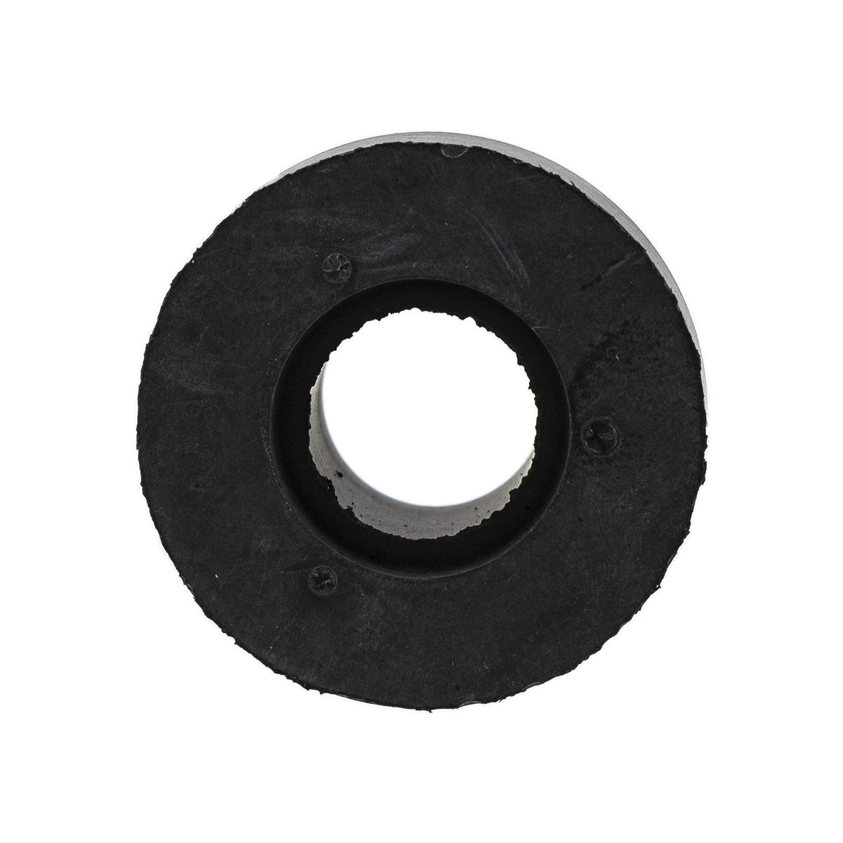 Close-up of Kohler grommet for engine vibration dampening.