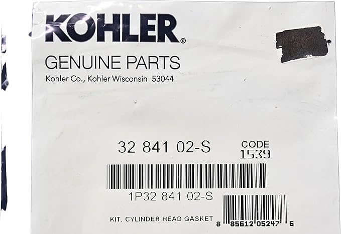 Kohler 32-841-02-S kit components laid out for inspection