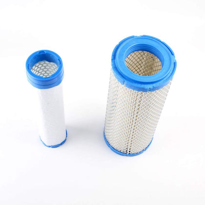 Kohler air filter set with outer and inner filters protects engine from dusty air and debris.