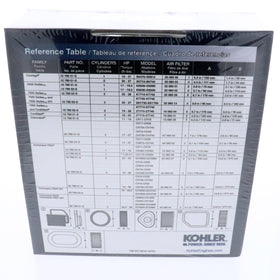 Kohler engine maintenance kit oil filter and spark plugs image for reliable performance