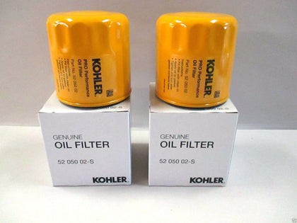 Kohler 52-050-02-S engine oil filter front view for clean oil flow
