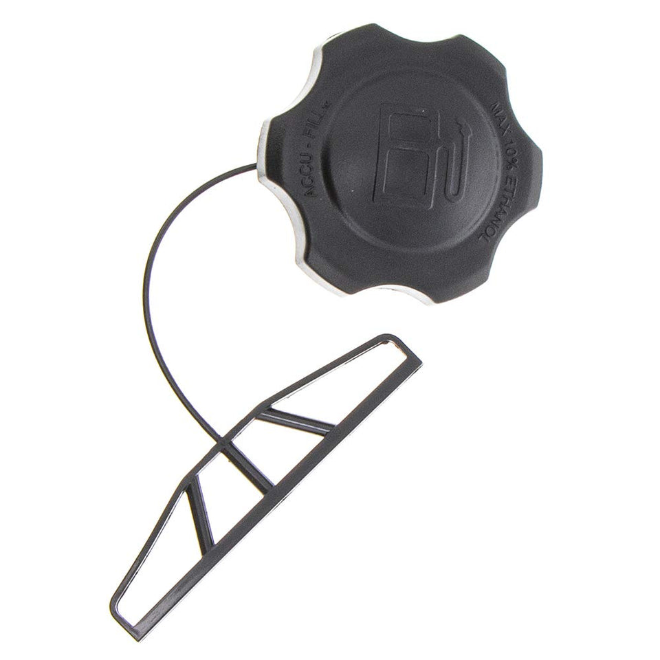 Kohler gas cap 14-227-20-S front view, helps secure fuel and reduce evaporation.
