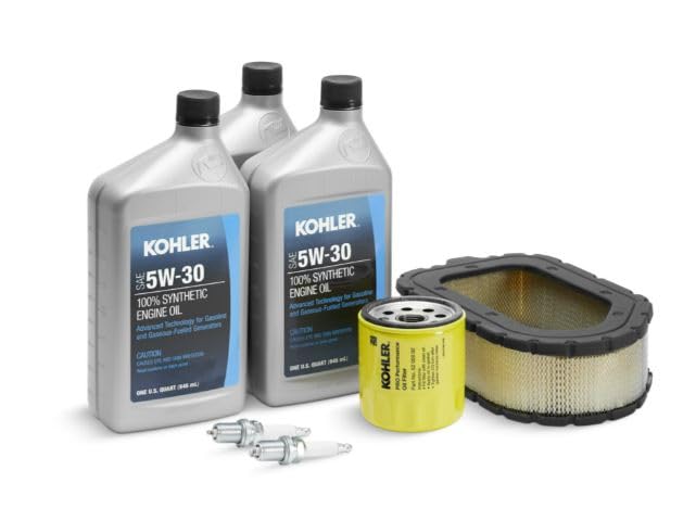 Kohler CH1000 maintenance kit with filters and oil for reliable starts and longevity