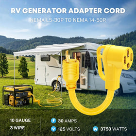 Kohree 12-inch adapter cord length fits tight spaces.