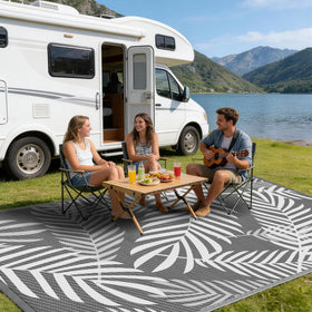 Kohree lightweight rug with carrying case for effortless portability.