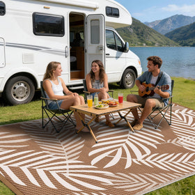 Kohree recyclable polypropylene rug safe for kids and pets