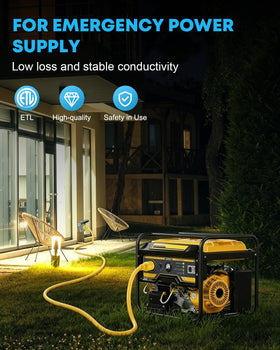 Kohree setup with transfer switch compatibility for safe generator operation.