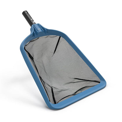 Kokido KEMANO Pro skimmer depth view highlighting 5.3-inch net depth for faster cleaning