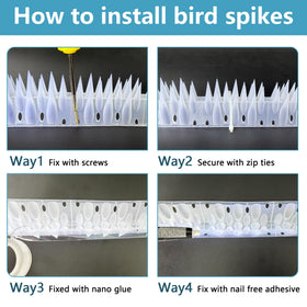 Humane deterrence reduces droppings and nesting mess around spaces.
