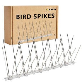 KOKMEYA bird spikes four bases pack for long-lasting outdoor deterrence