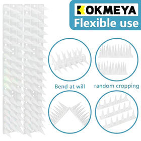 KOKMEYA Bird Spikes protecting garden areas from pests