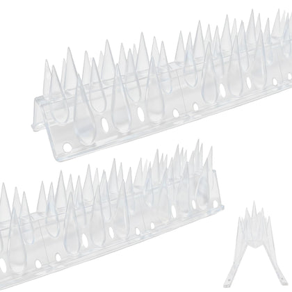KOKMEYA Bird Spikes with M-shaped design deter perching outdoors.