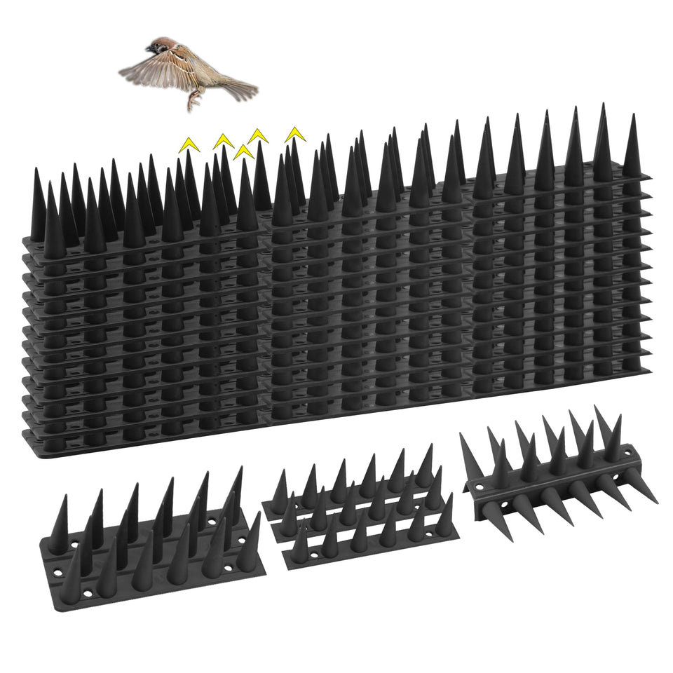 KOKMEYA bird spikes on outdoor surface deter perching and protect spaces