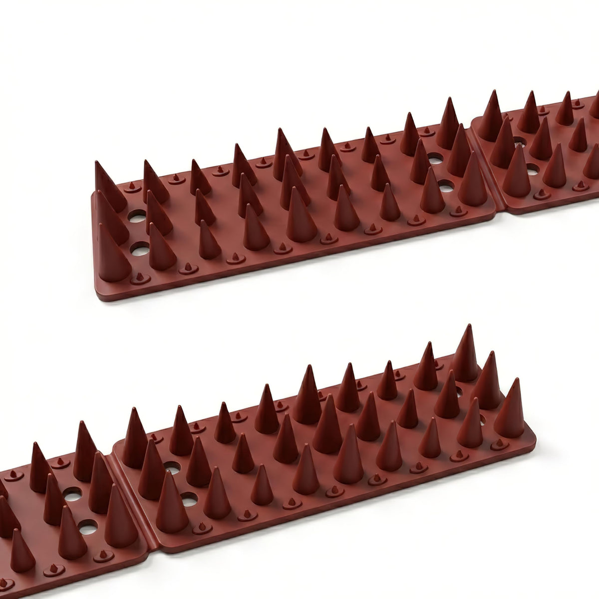 KOKMEYA bird spikes on an outdoor fence deter pigeons safely.