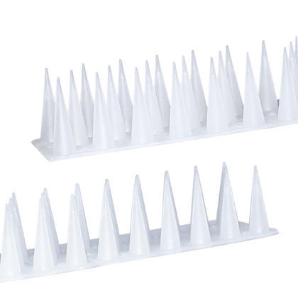 KOKMEYA Bird Spikes on an outdoor fence deterring pigeons