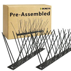 KOKMEYA Bird Spikes outdoors deter birds and protect ledges with durable stainless steel.