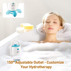KokoSelene bath jets suction cups sturdy hold for easy secure setup in standard tubs.