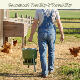 Anti-spill gravity openings help minimize mess and waste.